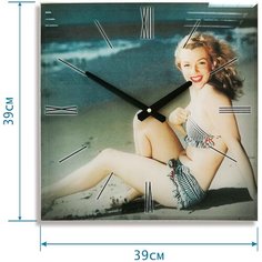 Часы настенные Михаил Москвин 39х39см. СТ 6.44 Mikhail Moskvin