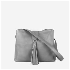 Сумка женская Афина 399 серая флотер Afina