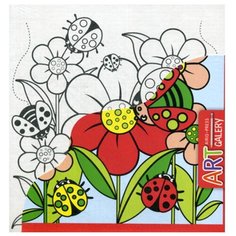 АРТ. Основа для творчества малая. Божьи коровки. АЙРИС пресс