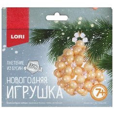 Новогодняя игрушка. Плетение из бусин "Зимнее утро" Lori