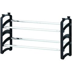 Этажерка для обуви UniStor Duo двух ярусная раздвижная. Полка-подставка для обуви