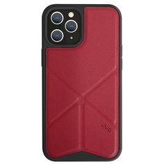 Чехол подставка Uniq Transforma для iPhone 12 Pro Max, красный