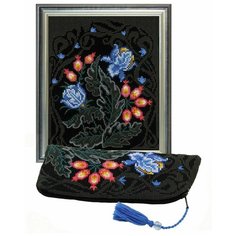 Набор для вышивания крестом РИОЛИС / RIOLIS «Панно/очечник "Старая сказка"» 17*20 см 12 цветов (1594АС)