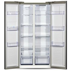 Холодильник Side by Side Ginzzu NFK-462 стальной