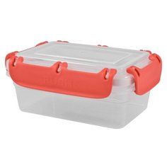 Контейнер BERGEN с защелками 0,4л коралловый Plast Team