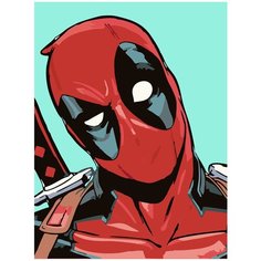 Картина по номерам DeadPool - сомнение, 50 х 80 см Красиво Красим