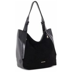 Сумка-мешок Fiato collection, 2764 замша /вителло /черный