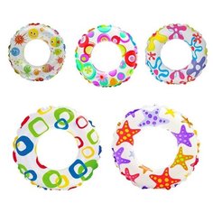 Надувной круг Intex "Lively Print" (в ассортименте) 61 см