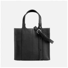 Сумка женская Афина 532 чёрная плетеная Afina