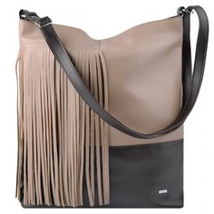 Сумка женская Esse, ДЖЕССИ PRALINE 76073 бежевый/шоколад