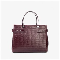 Сумка женская Афина 511 бордо крокодил л. Afina