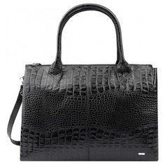 Сумка женская Esse, 75237 САБРИНА DARK кайман черная