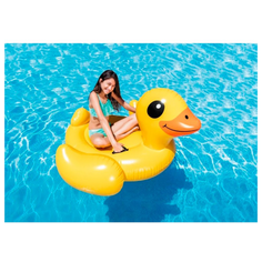 Надувной матрас-плот Желтый Утенок, 147х147х81 см, от 3 лет, арт. 57556, Intex