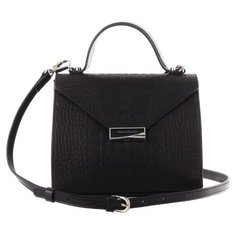 Сумка женская Fiato collection, 2600 аллигатор чёрная