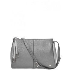 Сумка женская Esse, МАРИАННА GREY 77023 серебро/жемчуг