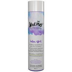 Профессиональный бессульфатный оттеночный / фиолетовый шампунь против желтизны для блондинок Sueno