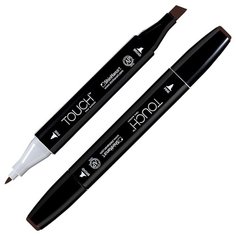 Маркер TOUCH TWIN двухсторонний на спирт.основе цв.098 коричневый каштановый