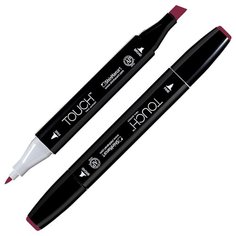 Маркер TOUCH TWIN двухсторонний на спирт.основе цв.001 красный винный