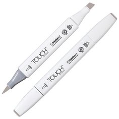 Маркер TOUCH BRUSH двухсторонний на спирт.основе цв.WG4 серый теплый 4