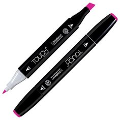 Маркер TOUCH TWIN двухсторонний на спирт.основе цв.086 фиолетово-красный яркий