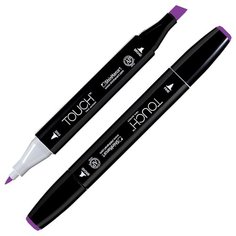 Маркер TOUCH TWIN двухсторонний на спирт.основе цв.082 фиолетовый светлый