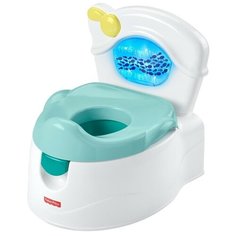 Fisher-Price горшок See me Flush Potty белый/голубой