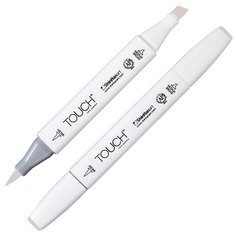 Маркер TOUCH BRUSH двухсторонний на спирт.основе цв.WG2 серый теплый 2
