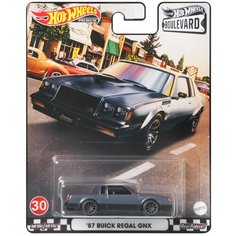 Легковой автомобиль Hot Wheels 87 Buick Regal GNX (GJT68/GRL94), темно-синий