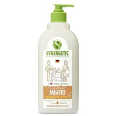 Мыло жидкое Synergetic Миндальное молочко 500мл с дозатором