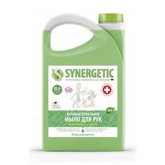 Мыло жидкое Synergetic антибактериальное, Лемонграсс и мята 3,5л