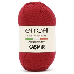 Пряжа Etrofil KASMİR 100гр. 225м (100% микрокашемир ПА) (70034 красный) 5 шт