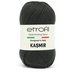 Пряжа Etrofil KASMİR 100гр. 225м (100% микрокашемир ПА) (70410 хаки) 5 шт