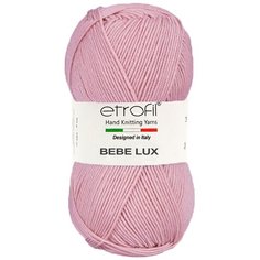 Пряжа Etrofil BABY LUX 100гр. 250м (60% бамбук, 40% полиамид) (70365 детский розовый) 5 шт