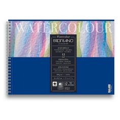 Альбом для акварели на спирали Fabriano "Watercolour" 21x29,7 см 12л 300г/м.кв 17662129