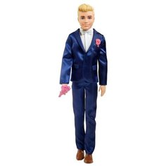 Кукла Mattel Barbie Кен "Жених" в свадебном костюме GTF36
