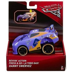 Машинка Mattel Cars с автоподзаводом danny swervez DVD31
