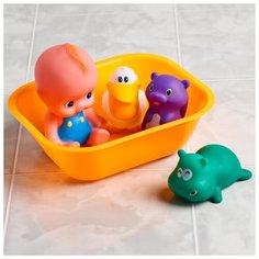 Набор игрушек для купания Крошка Я Пупс, 3 игрушки (4724383)