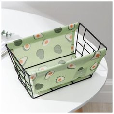 Корзина для хранения Доляна "Авокадо", 25*15*12 см (5453895)