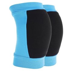Наколенники для гимнастики Grace Dance (с уплотненной чашкой), XXS (3-5 лет), бирюза-черный