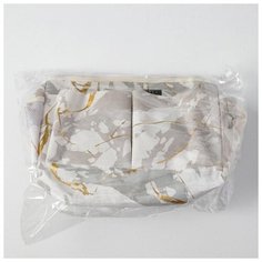 Органайзер с карманами Доляна подвесной, "Мрамор", 3 отделения, 31*11*27 см, серый (5453904)