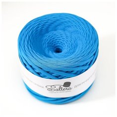 Пряжа трикотажная Saltera широкая, 100 м*300 г, 7-9 мм, 07 бирюза