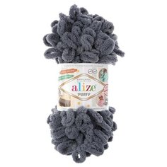 Пряжа ALIZE "Puffy", 100% микрополиэстер, 9 м*100 г, 87 светло-угольная
