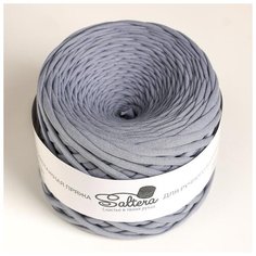 Пряжа трикотажная Saltera широкая, 100 м*300 г, 7-9 мм, 88 металлик
