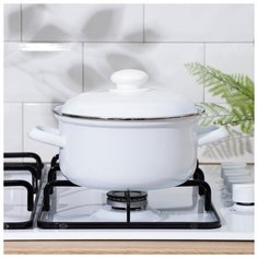 Кастрюля Лысьвенские эмали 2 л, без деколи