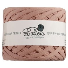 Пряжа трикотажная Saltera широкая, 100 м*300 г, 7-9 мм, 78 латте
