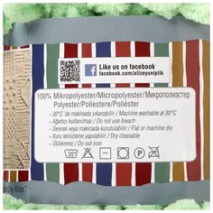 Пряжа ALIZE "Puffy fine", 100% микрополиэстер, 14,5 м*100 г, 516 зеленая