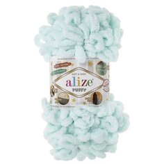 Пряжа ALIZE "Puffy", 100% микрополиэстер, 9 м*100 г, 15 айсберг