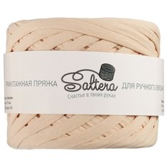 Пряжа трикотажная Saltera широкая, 100 м*300 г, 7-9 мм, 60 бежевая