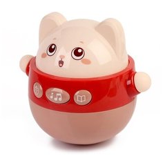 Музыкальная неваляшка ZABIAKA "Мой котик", звук, цвет красный