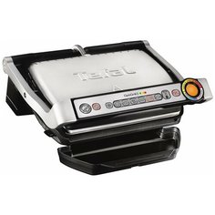 Гриль Tefal Optigrill+ GC712, стальной